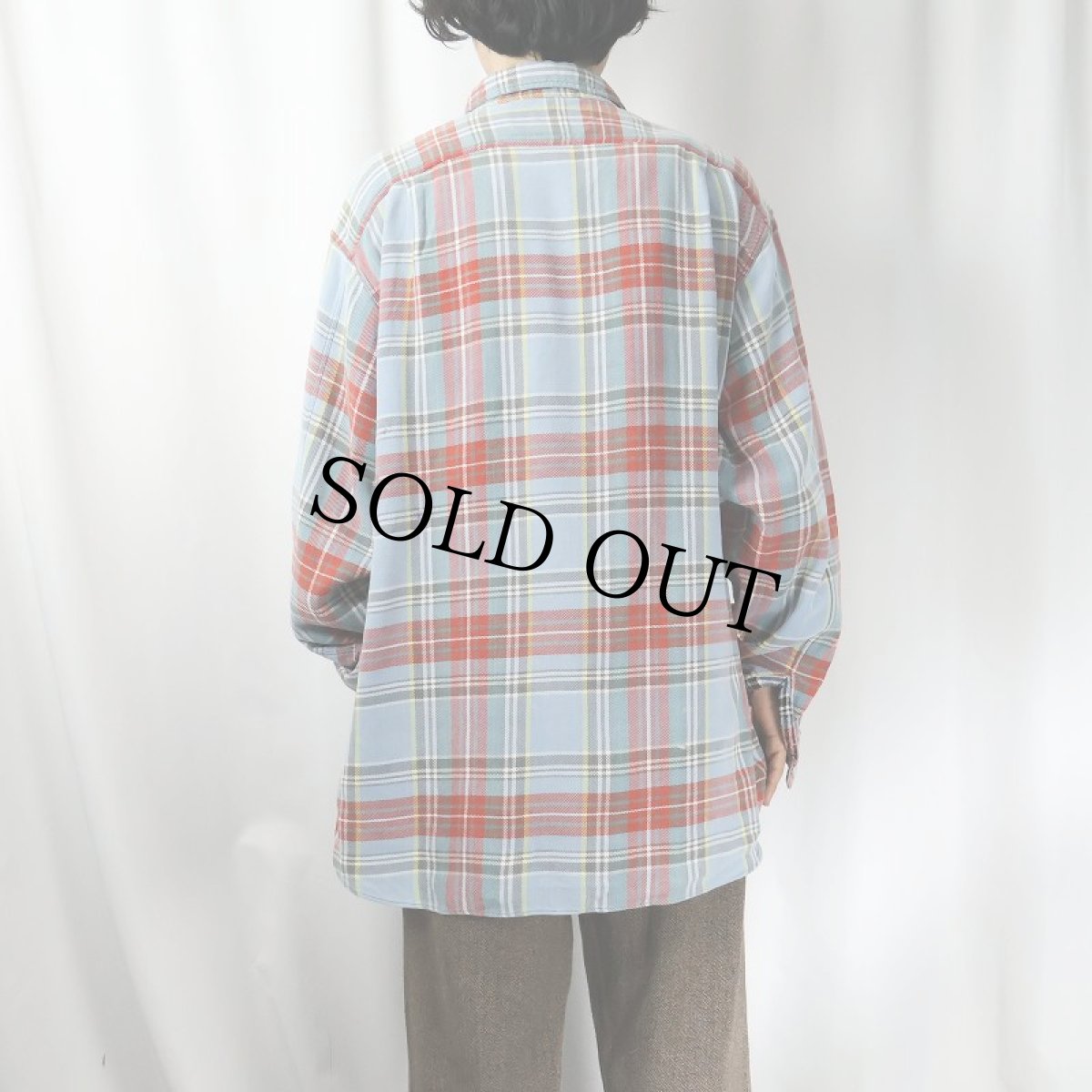 画像3: 90's POLO SPORT Ralph Lauren チェック柄 ヘビーネルシャツ XL (3)