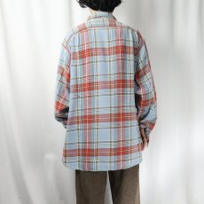 画像3: 90's POLO SPORT Ralph Lauren チェック柄 ヘビーネルシャツ XL (3)