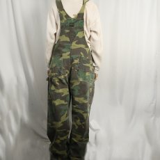 画像3: 80's LIBERTY ウッドランドカモ柄 コットンオーバーオール (3)