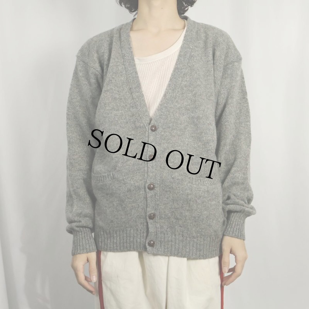 画像2: 90's〜 PENDLETON ウールニットカーディガン L (2)