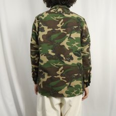 画像3: 80's Cabela's USA製 ウッドランドカモ柄 ウールシャツジャケット (3)