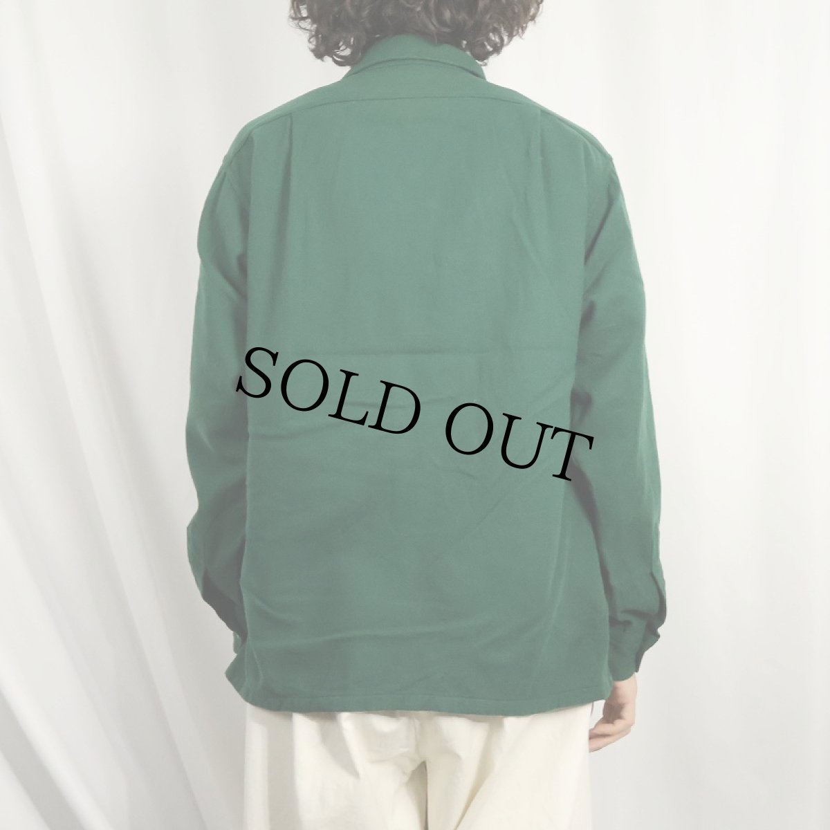 画像3: 70's PENDLETON USA製 オープンカラーウールシャツ L (3)