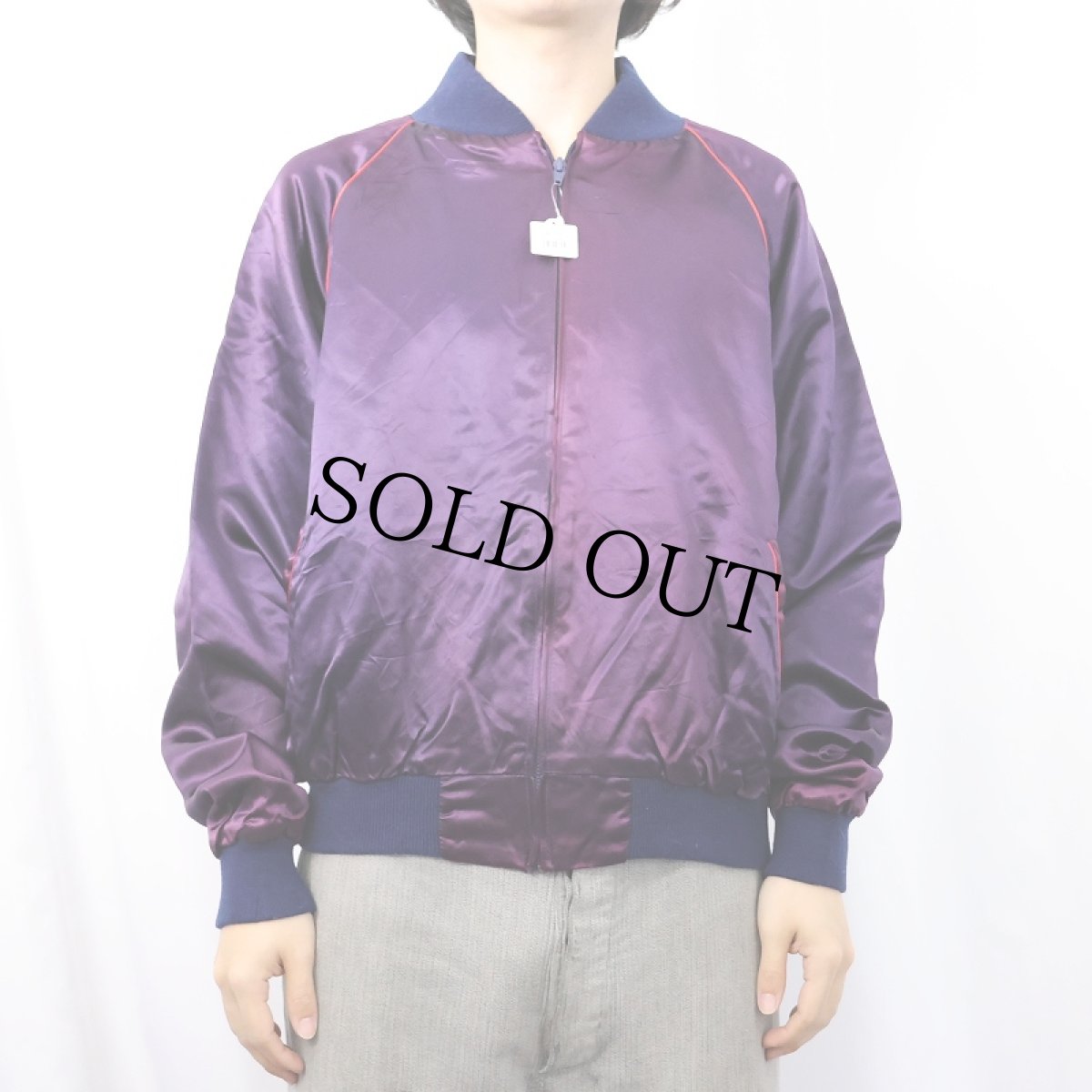 画像3: 80's Disney USA製 "MICKEY MOUSE FANTASIA" 刺繍サテンジャケット XXL (3)