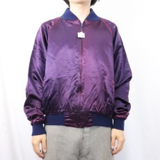 画像3: 80's Disney USA製 "MICKEY MOUSE FANTASIA" 刺繍サテンジャケット XXL (3)