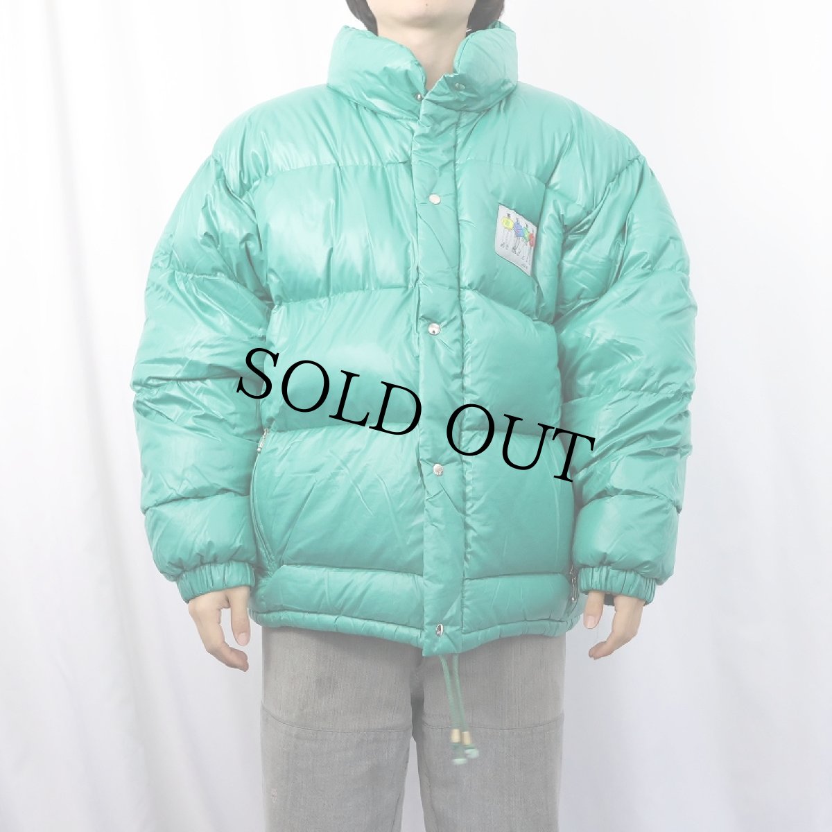 画像2: 80〜90's Spitze Sports パッチ付き ダウンジャケット L (2)