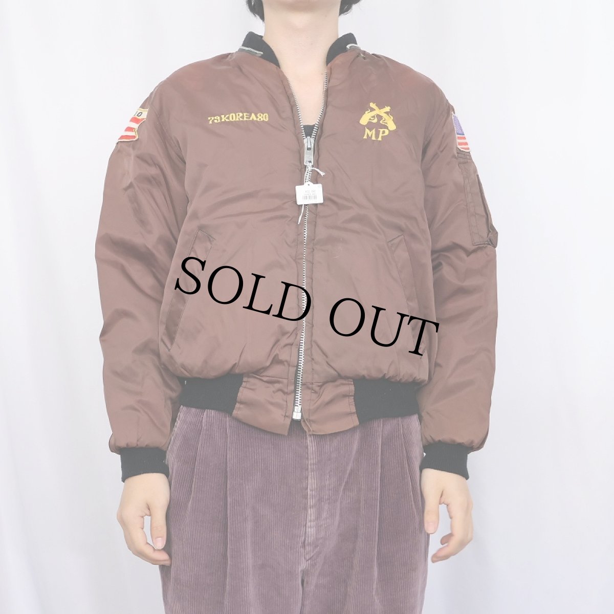 画像3: 70〜80's "NHWSD-K FELLERS" キルティングライナー スーベニアジャケット (3)