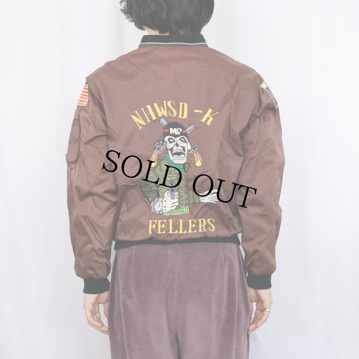 画像4: 70〜80's "NHWSD-K FELLERS" キルティングライナー スーベニアジャケット (4)