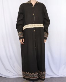 画像2: 〜30's The M.C LILLEY & CO. Columbus O. セレモニーローブ BLACK (2)