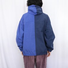 画像3: 90's GAP 2トーン ナイロンアノラックパーカー XL (3)
