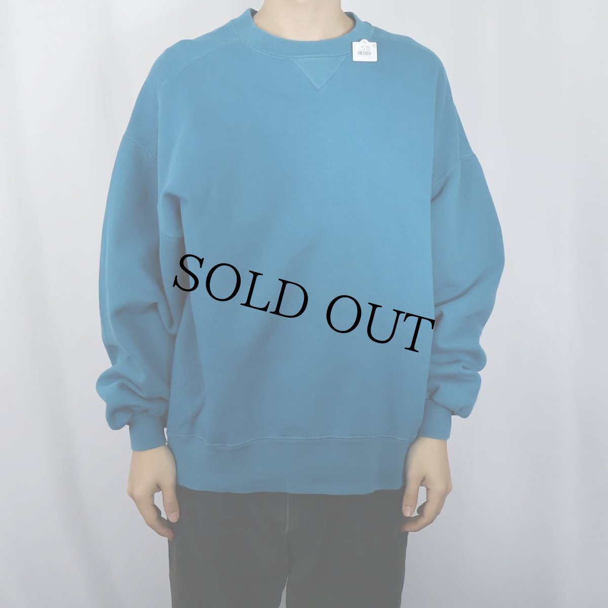 画像2: 90's RUSSELL ATHLETIC USA製 "HIGH COTTON" 前V 無地スウェット XL (2)