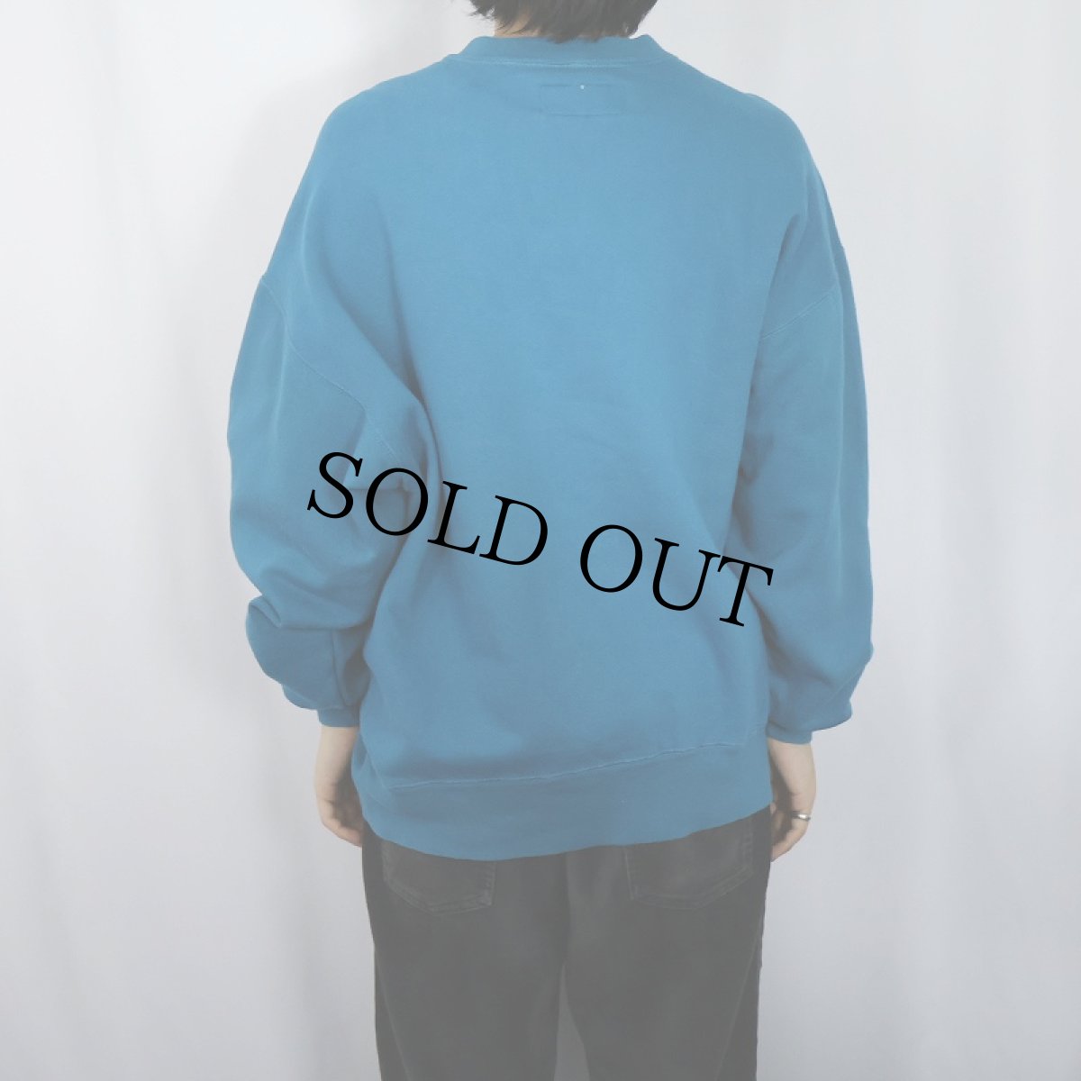 画像3: 90's RUSSELL ATHLETIC USA製 "HIGH COTTON" 前V 無地スウェット XL (3)