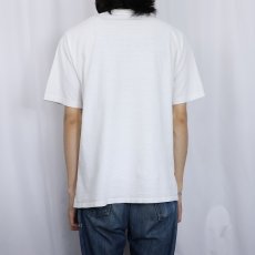 画像3: 90's Michelangelo アダムの創造 USA製 "Pull my finger." パロディプリントTシャツ L (3)