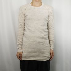 画像2: 60〜70's Effedi mamabu ウール混 アンダーシャツ SIZE6 タグ付き未使用 (2)