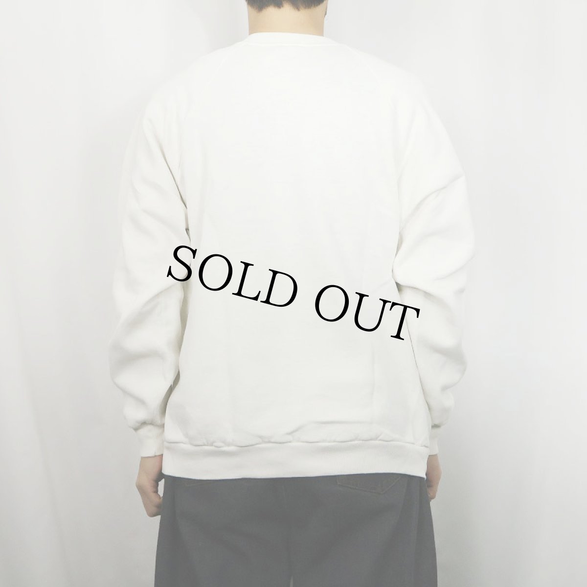 画像3: 80〜90's Disney MICKEY MOUSE USA製 キャラクタープリントラグランスウェット XL (3)