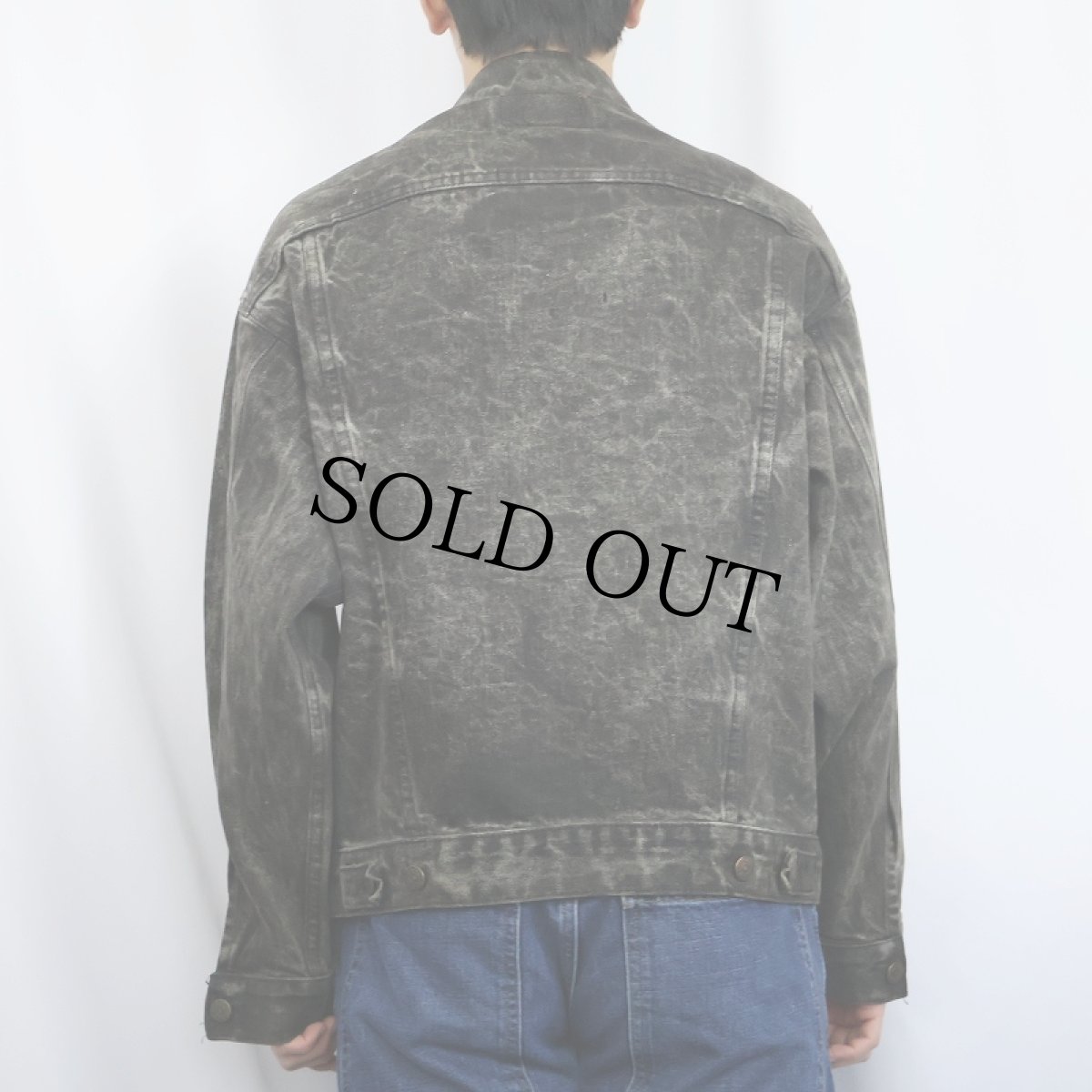 画像3: 【SALE】 80's Levi's 70507-0253 USA製 ブラックデニムジャケット M (3)