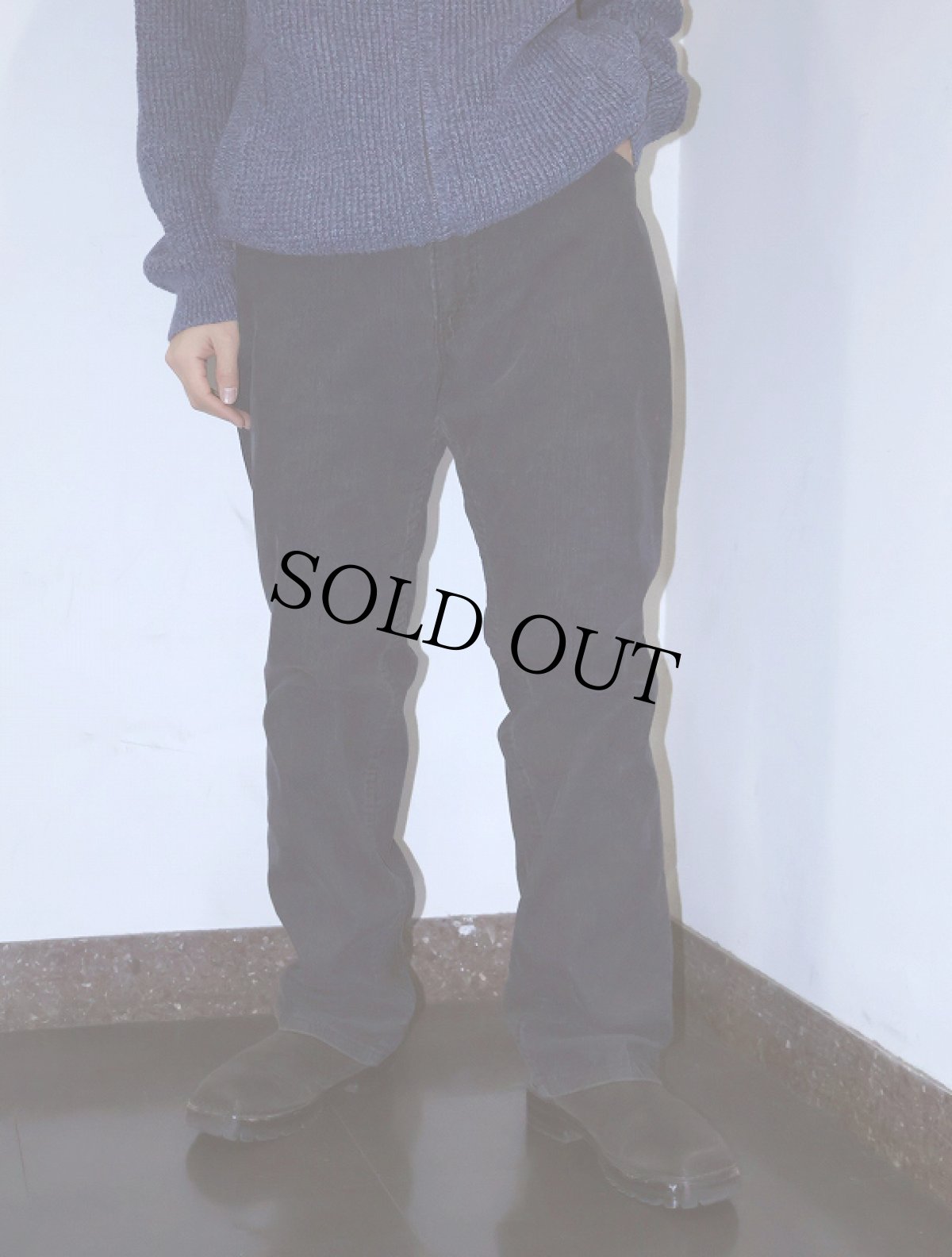 画像1: 80's Levi's 519-1517 コーデュロイパンツ DARK NAVY W35 (1)