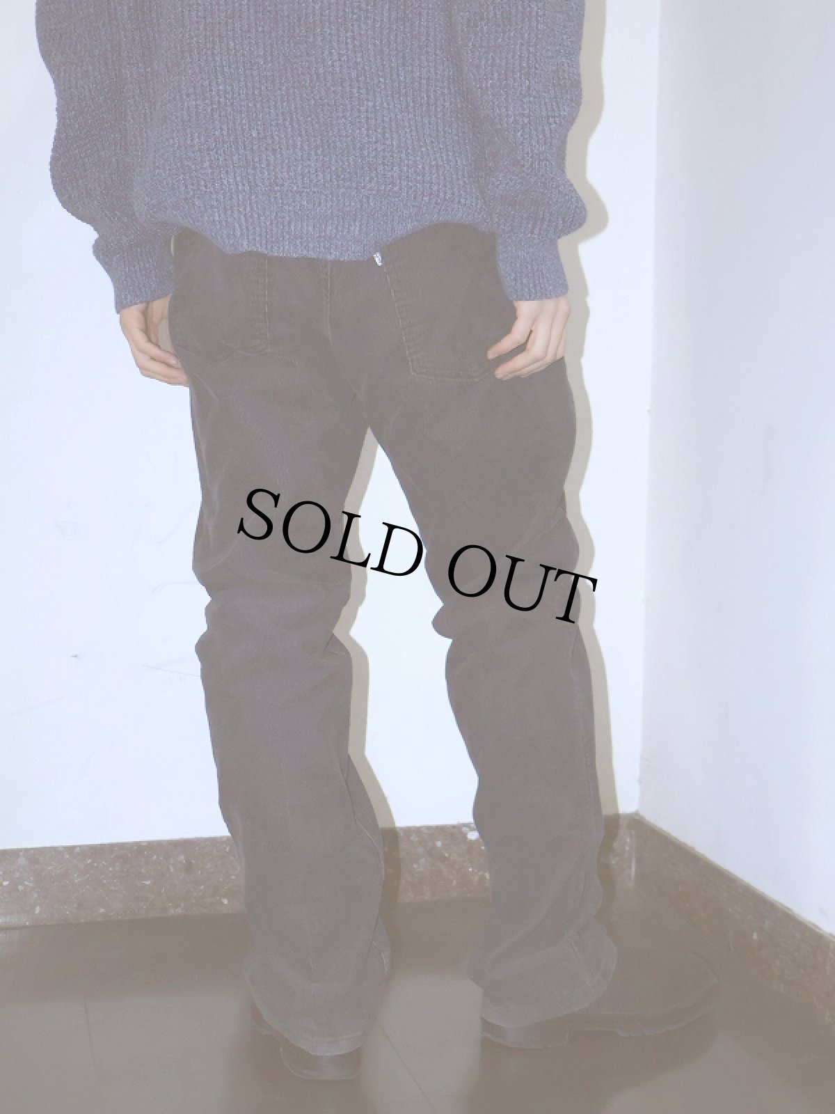 画像2: 80's Levi's 519-1517 コーデュロイパンツ DARK NAVY W35 (2)
