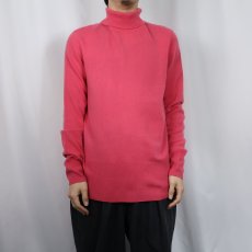 画像2: COVINGTON タートルネック カシミアニットセーター XL (2)