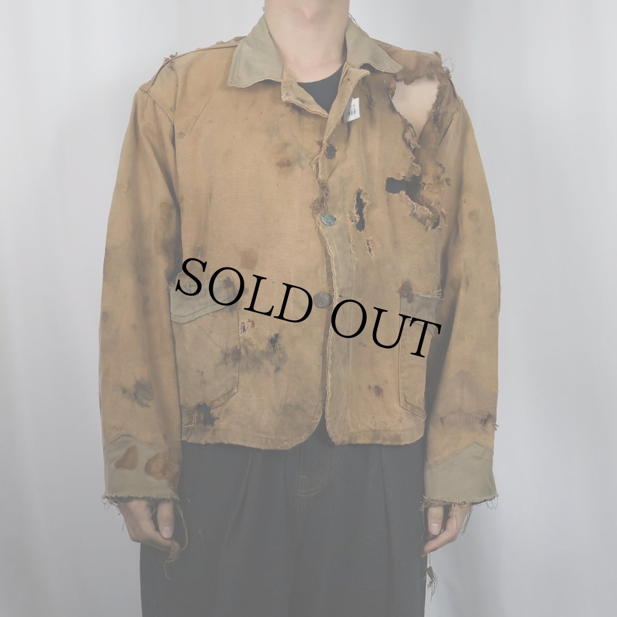 画像2: 【SALE】 40's ALAMO BRAND ダックオイルドジャケット (2)