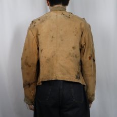 画像3: 40's ALAMO BRAND ダックオイルドジャケット (3)