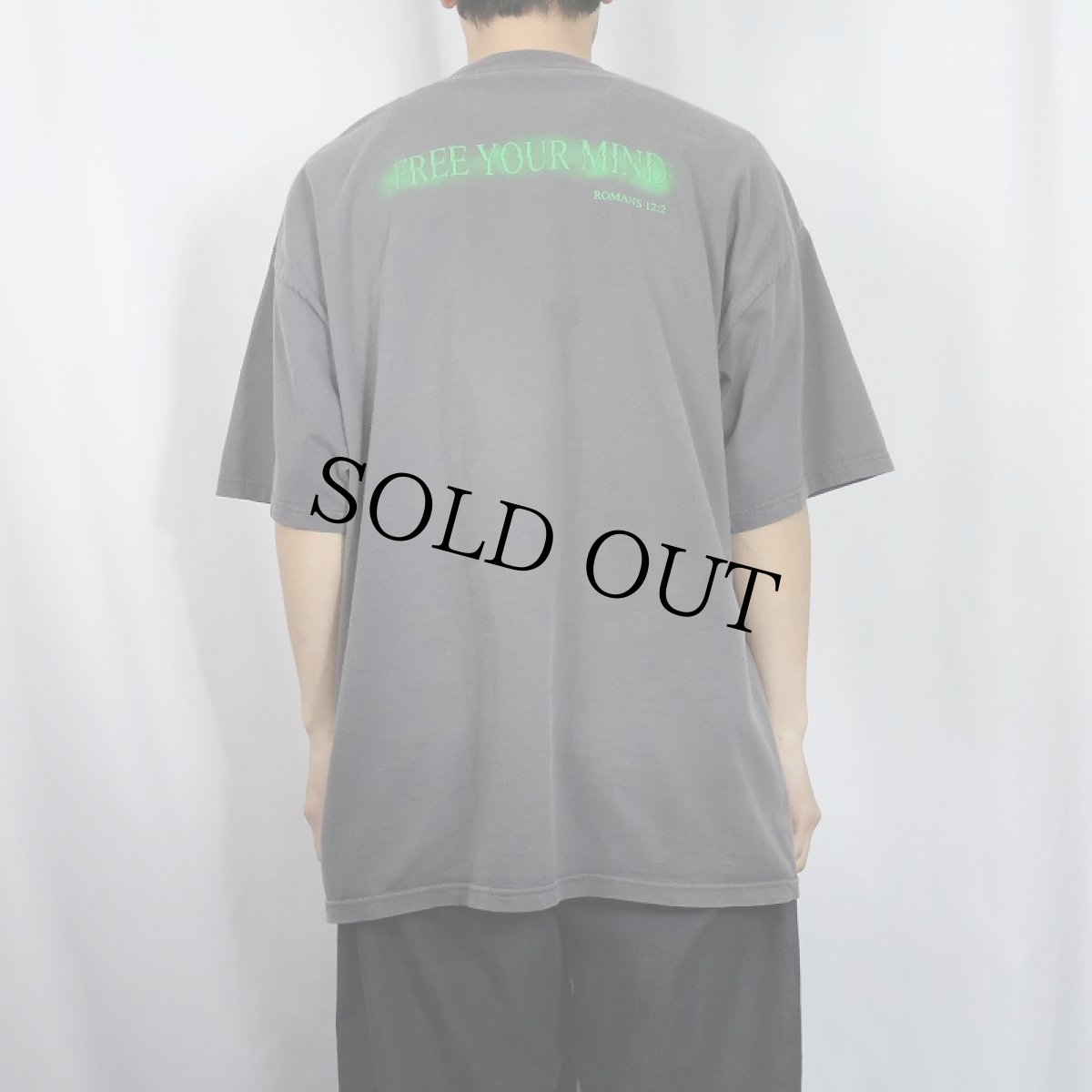 画像4: 2000's "REVOLUTION RELOADED" 映画パロディプリントTシャツ XL (4)