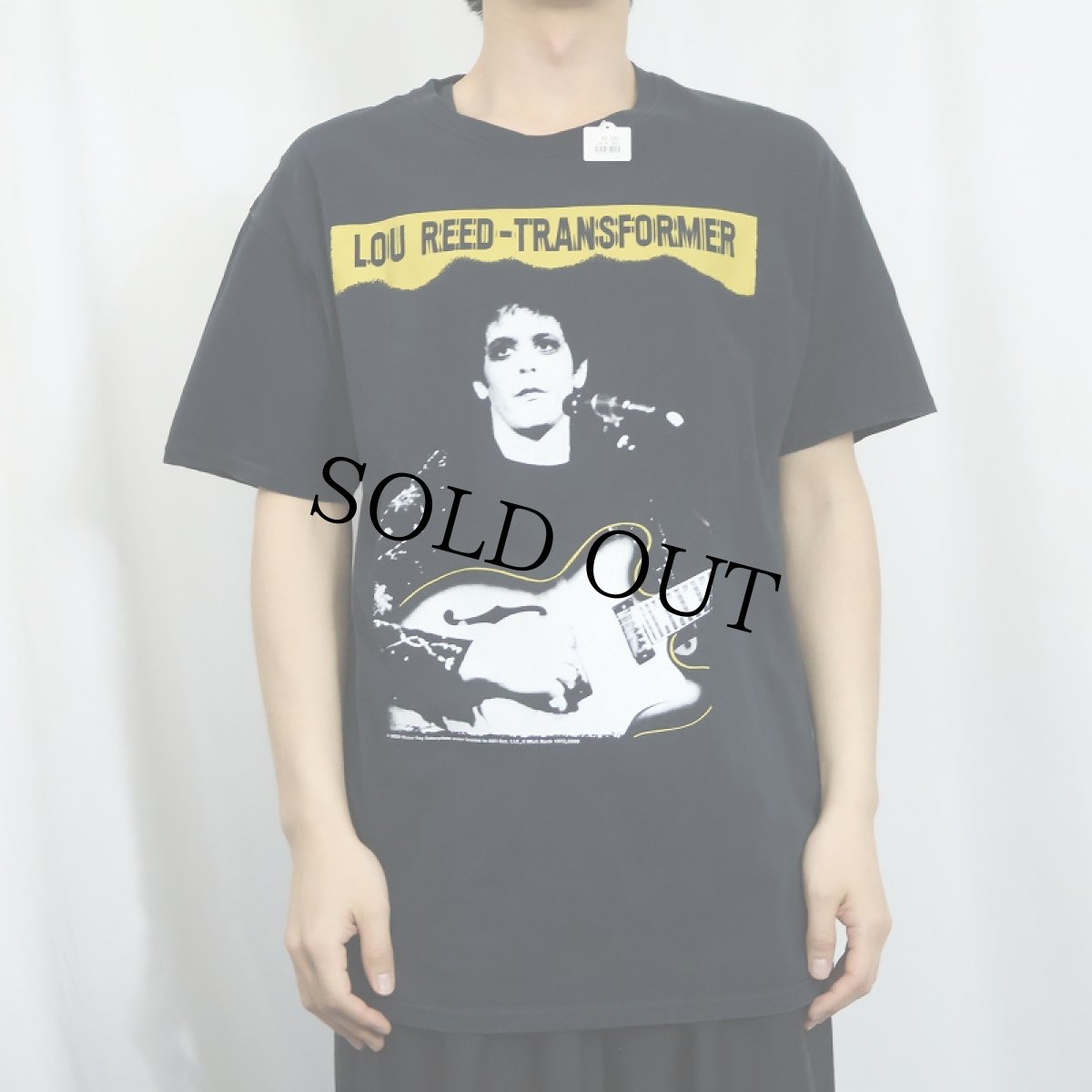 画像3: 2000's LOU REED "Transformer" シンガーソングライター プリントTシャツ BLACK (3)