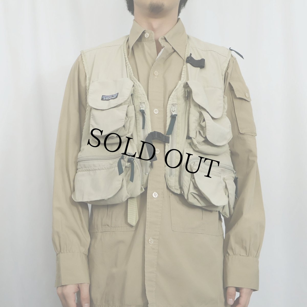 画像2: 90's Patagonia フィッシングベスト L (2)