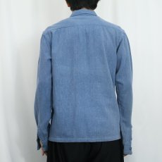 画像3: 70's コットン×リネンシャツ (3)