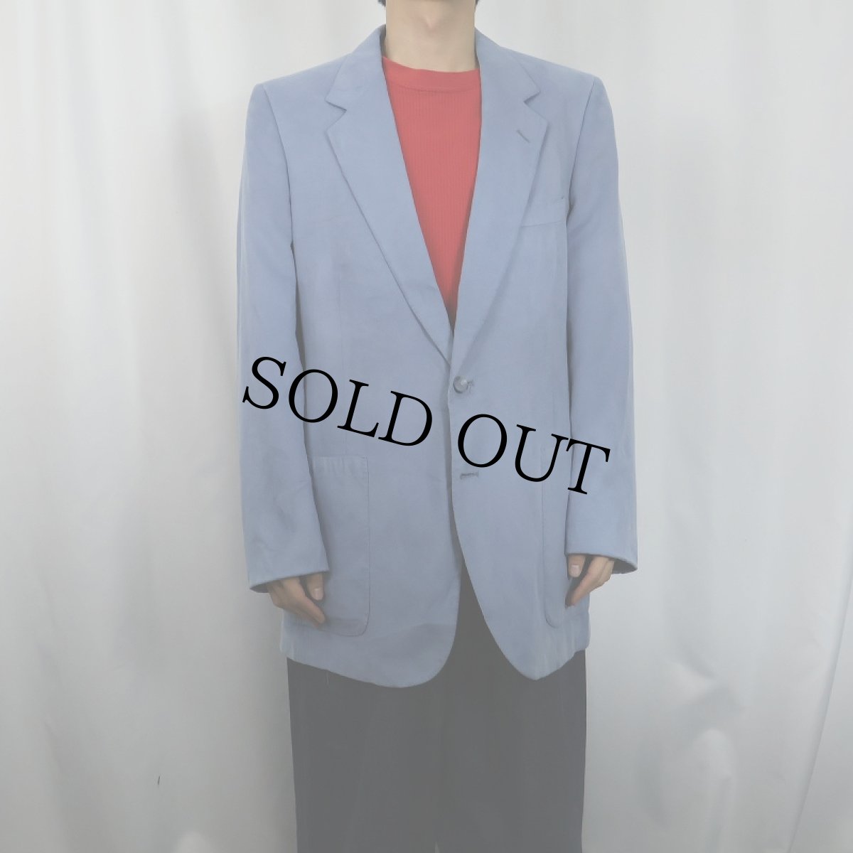 画像2: LANVIN USA製 フェザースエード テーラードジャケット (2)