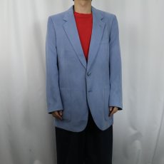 画像2: LANVIN USA製 フェザースエード テーラードジャケット (2)