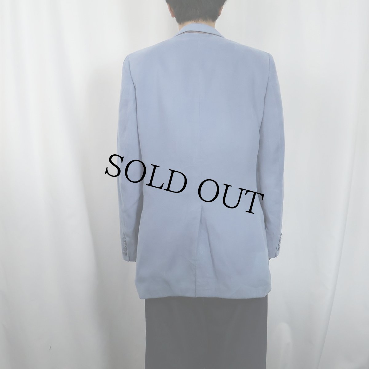 画像3: LANVIN USA製 フェザースエード テーラードジャケット (3)