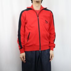 画像2: 80's PUMA ロゴ刺繍 トラックジャケット (2)