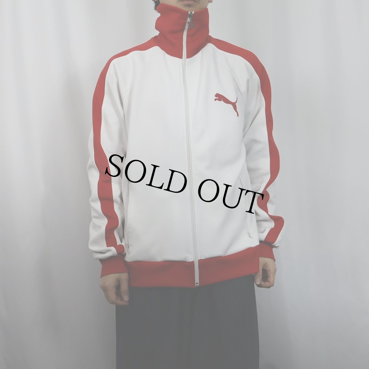 画像2: 70〜80's PUMA フロッキープリント トラックジャケット XL (2)