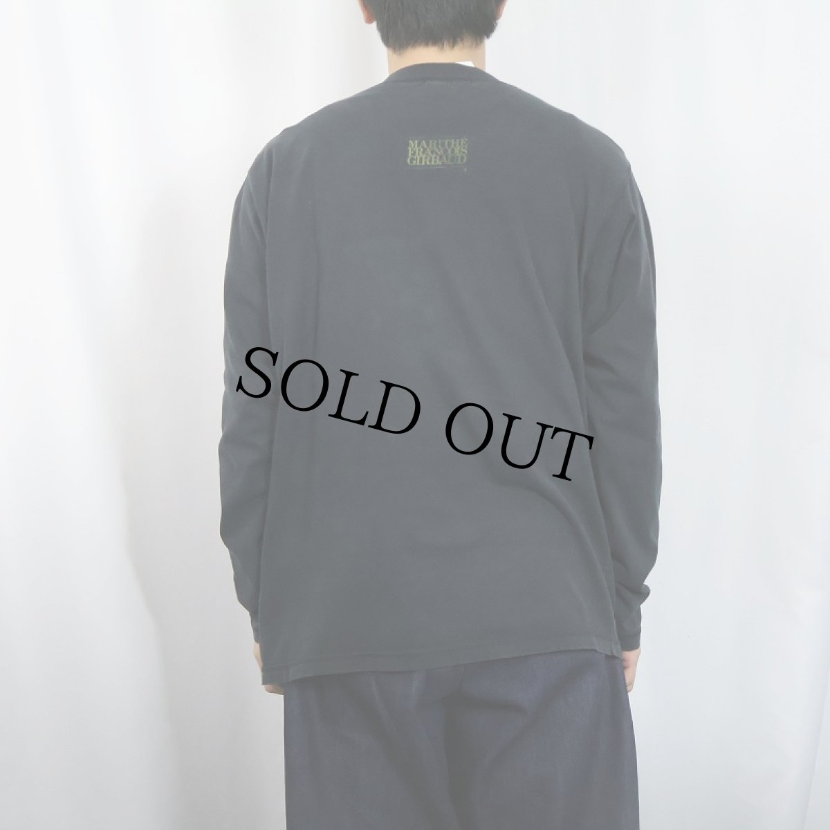 画像3: 90's〜 MARITHE + FRANCOIS GIRBAUD アメリカ製 プリントロンT BLACK L (3)