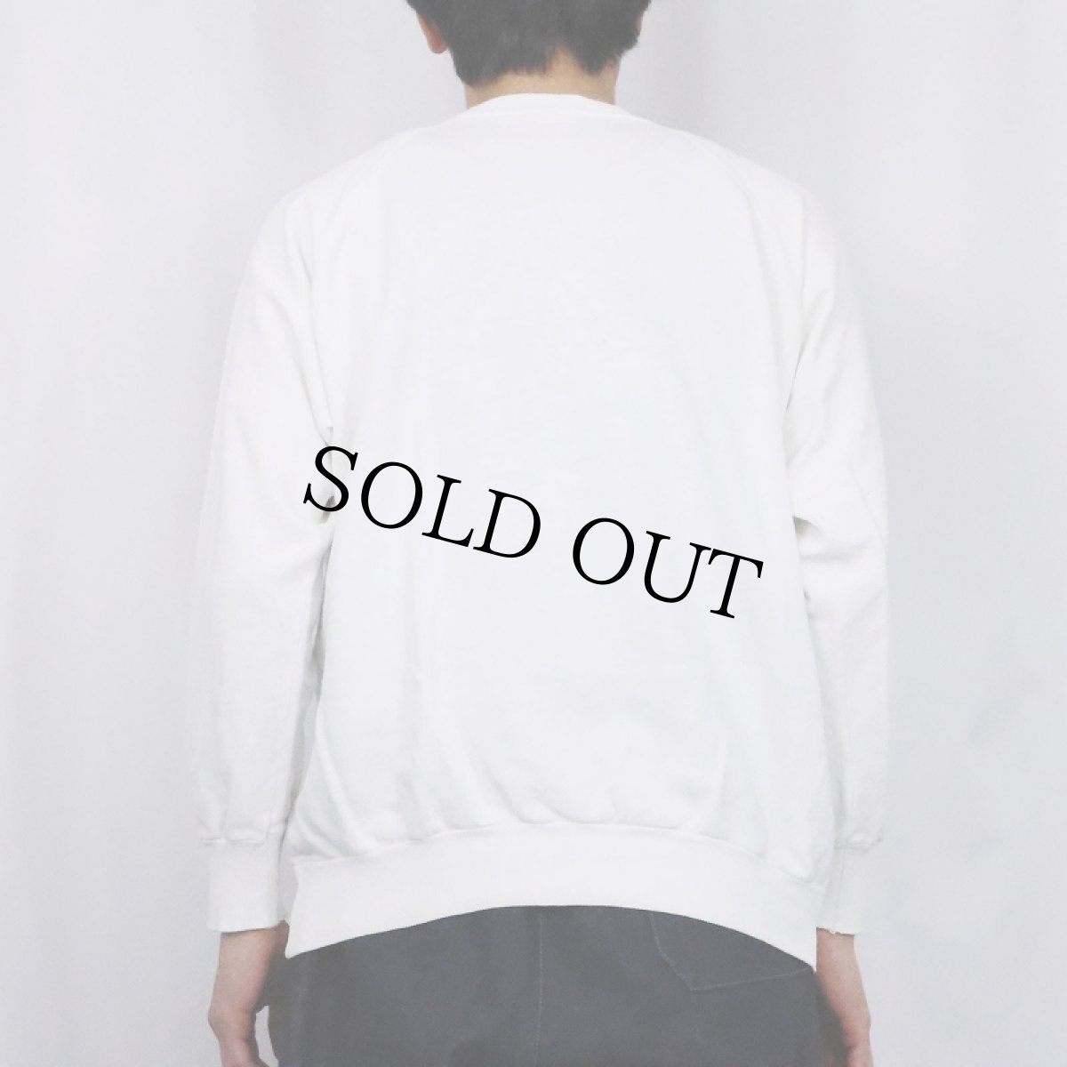 画像3: 80's "ST.LOUIS UNIVERSITY" フロッキープリントスウェット (3)