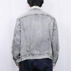 画像3: Levi's デニムボアジャケット M (3)