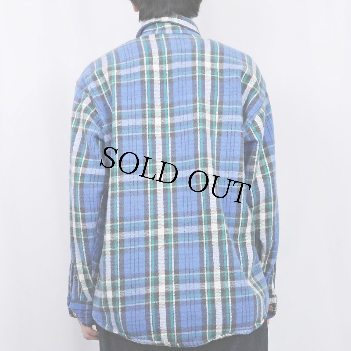 画像3: 90's BIG MAC USA製 チェック柄 ヘビーネルシャツ L (3)