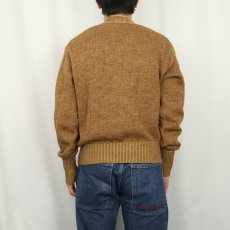 画像3: 60's〜 ウールニットカーディガン (3)