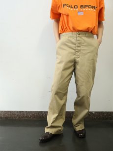 画像1: 50's U.S.ARMY チノトラウザーズ W32 (1)