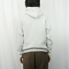 画像3: 90's Hanes USA製 "WAYNESVILLE TIGERS" ウイングフット プリントスウェットフーディー L (3)