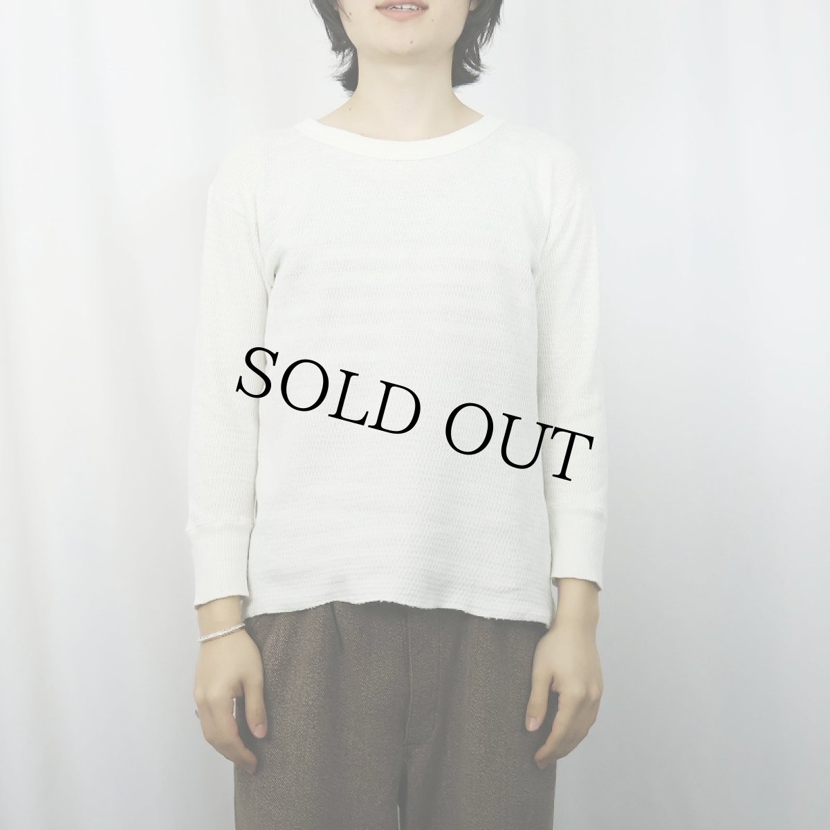 画像2: 70〜80's Hanes サーマルロンT L (2)