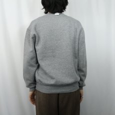 画像3: 90's RUSSELL ATHLETIC 前V 無地スウェット L (3)
