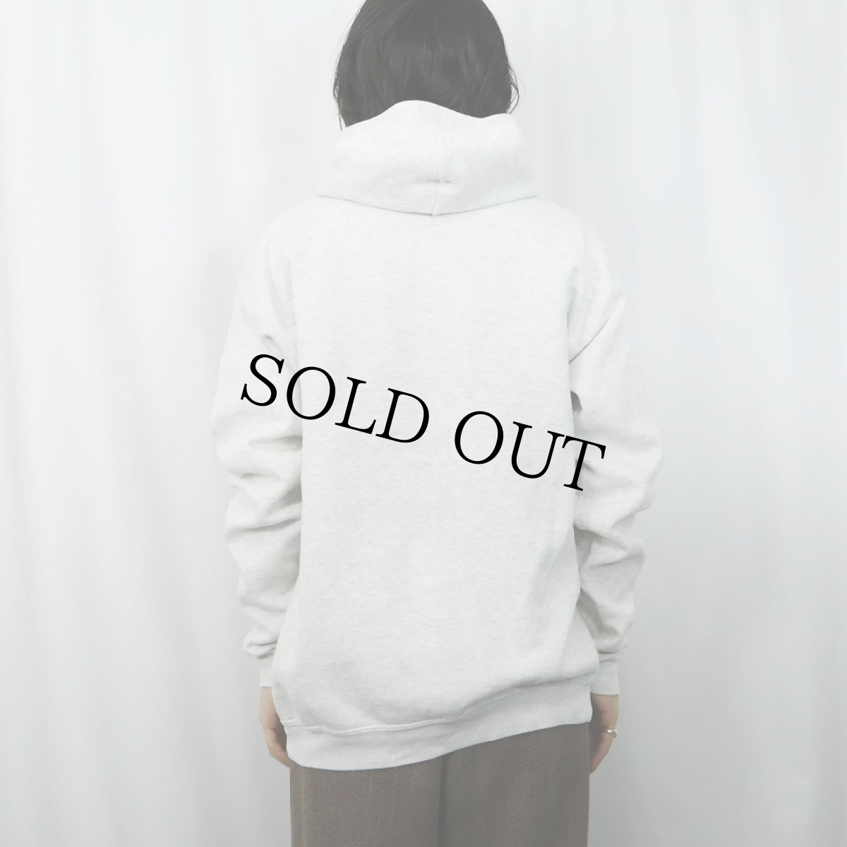 画像3: 90's Lee USA製 無地 スウェットジップパーカー L (3)