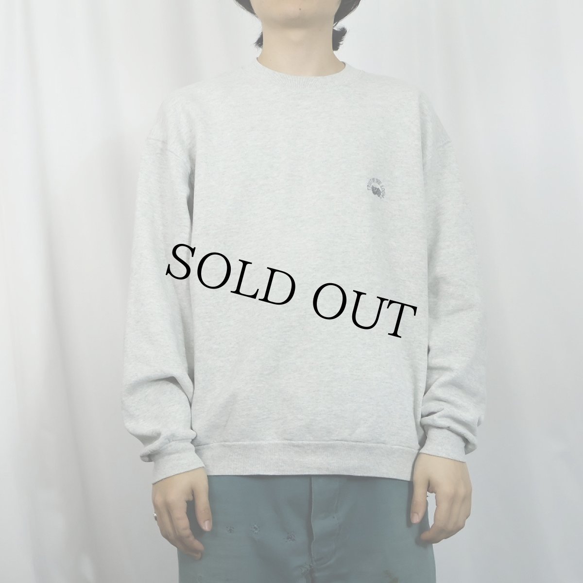 画像3: 90's FRUIT OF THE LOOM IRELAND製 ロゴ刺繍 スウェット L (3)