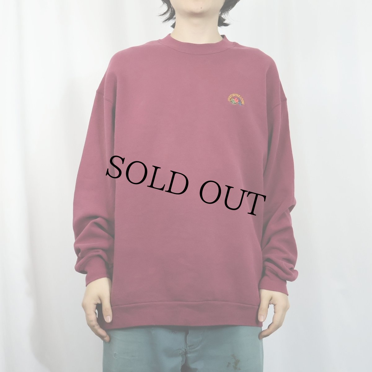 画像3: 90's FRUIT OF THE LOOM IRELAND製 ロゴ刺繍 スウェット XL (3)