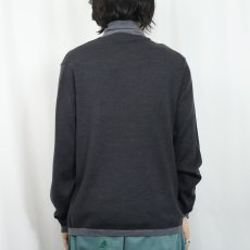 画像3: PRADA MILANO ITALY製 タートルネック ニットセーター BLACK SIZE52 (3)