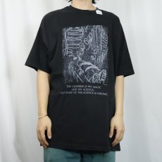 画像2: 90's E.J. Gold "THE UNIVERSE IS 90% MAGIC..." アートプリントTシャツ XL (2)