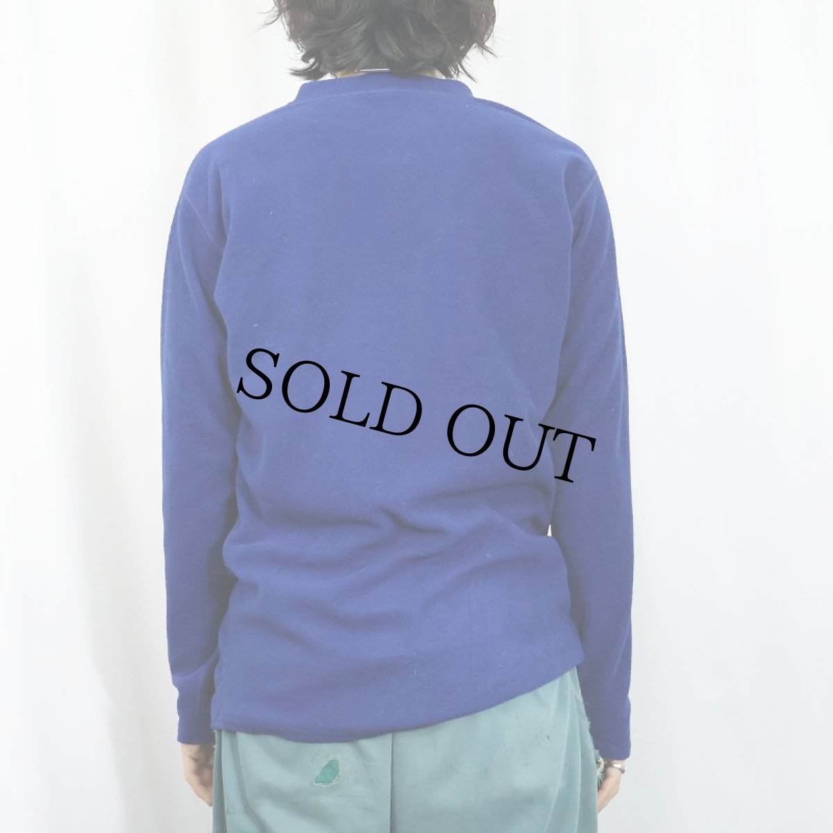 画像3: 90's Patagonia USA製 "CAPILENE" ヘンリーネック フリースロンT M (3)