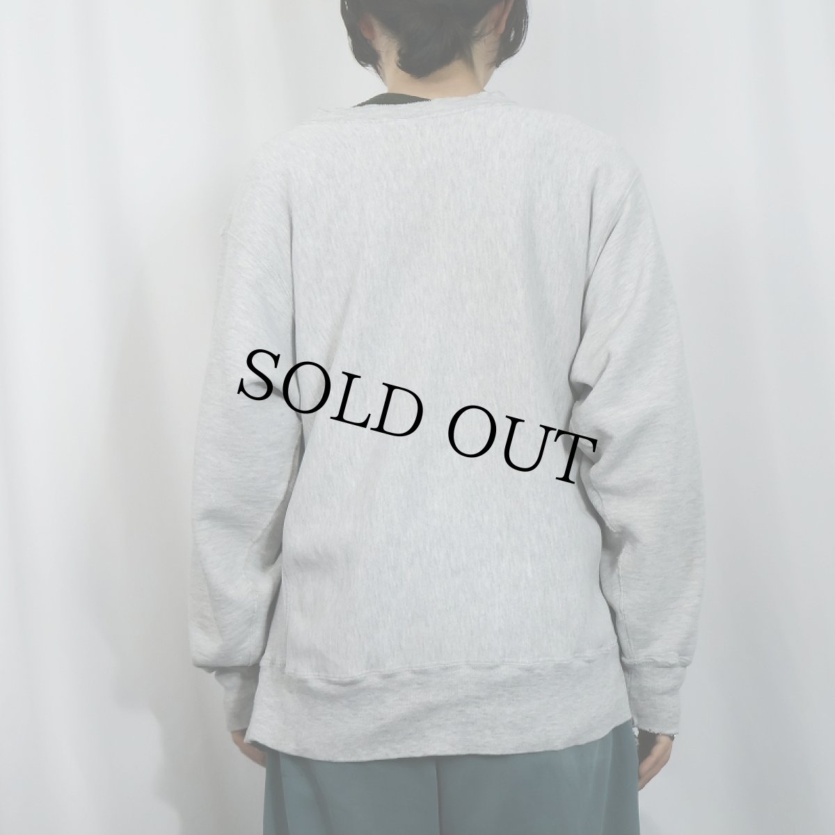 画像3: 80's Champion トリコタグ REVERSE WEAVE USA製 "ST. BERNARD" 染み込みプリントスウェット XL (3)