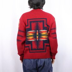 画像3: 70's PENDLETON USA製 ネイティブ柄 ウールニットセーター XL (3)